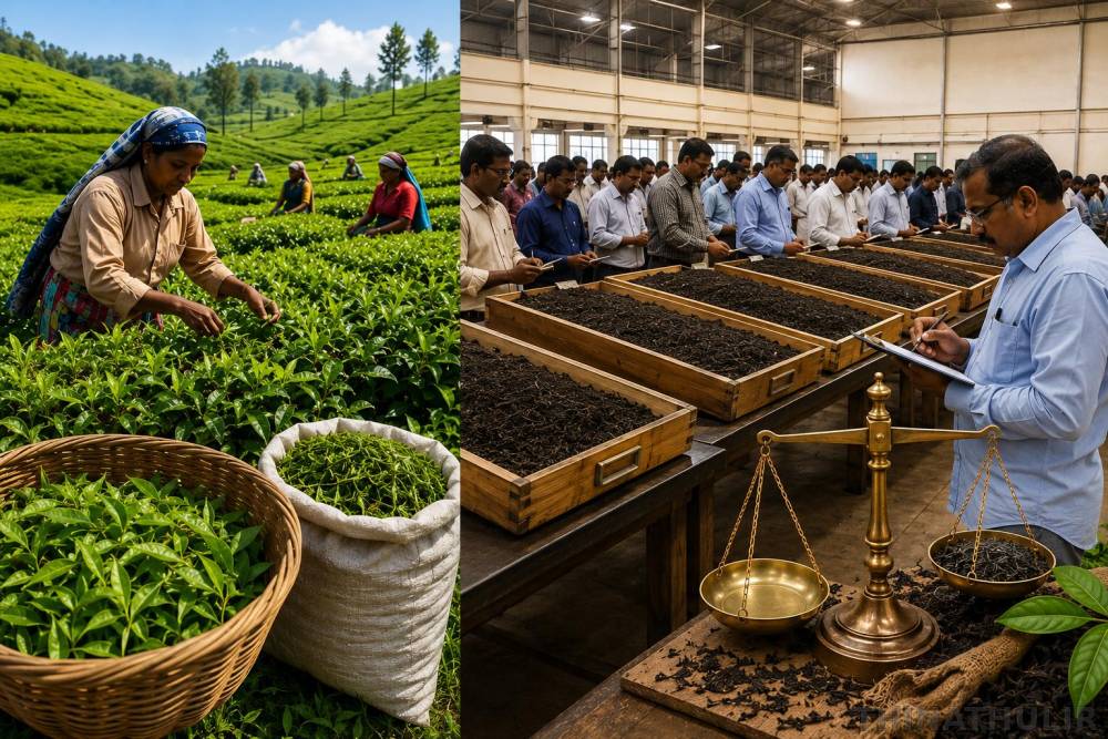 தேயிலை ஏலத்தில் புதிய உச்சம்... தென் மாநிலங்களில் ரூ.52.96 கோடி வருவாய்