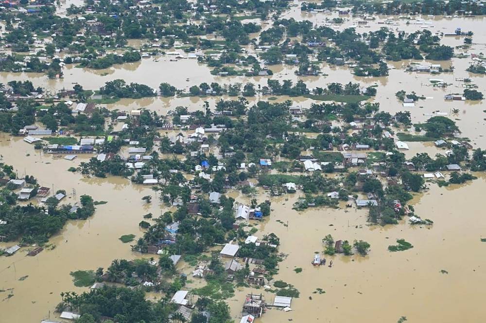 அசாமில் கனமழை, வெள்ள பாதிப்பு தீவிரம்: உயிரிழப்பு 10 ஆக உயர்வு