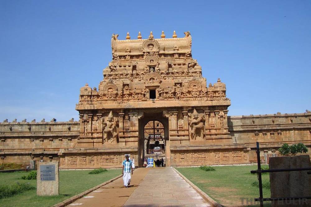 தஞ்சை பெரிய கோவிலில் கதண்டு தாக்குதல்; ஆந்திராவைச் சேர்ந்த 4 பக்தர்கள் மயக்கம்