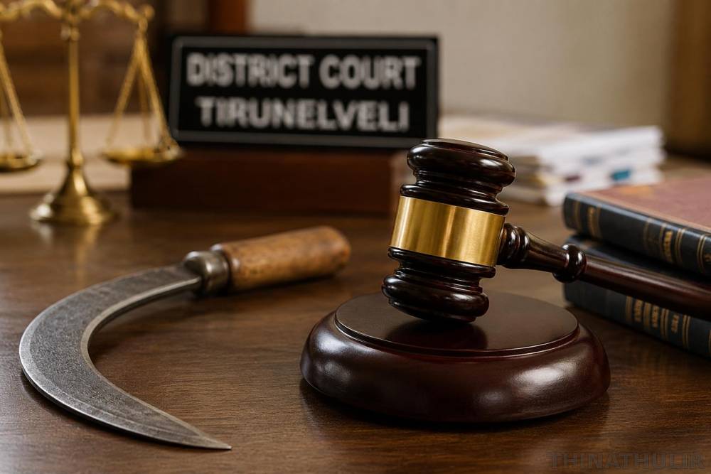 திருநெல்வேலியில் அரிவாள் தாக்குதல் வழக்கு: குற்றவாளிக்கு 2 ஆண்டு சிறை தண்டனை