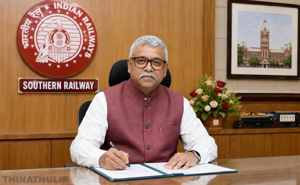 தெற்கு ரெயில்வே புதிய பொது மேலாளராக சுப்பா ராவ் பொறுப்பேற்றார்