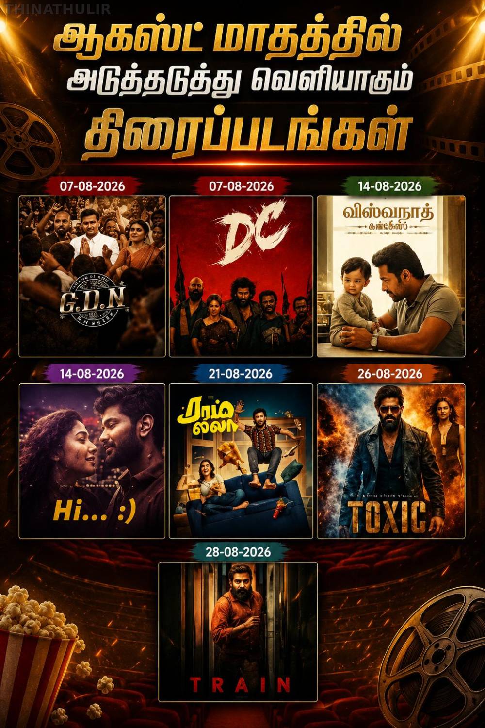 சினிமா ரசிகர்களுக்கு டபுள் ட்ரீட்.. இந்த வாரம் வெளியாகும் புதிய திரைப்படங்கள்!