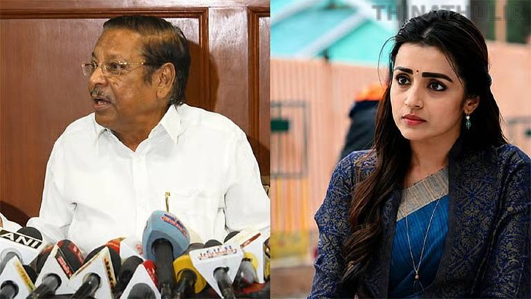 ஆர்.எஸ். பாரதி விமர்சனம்: "திரிஷா என்ன பிரதமரா? முதல்வரா?