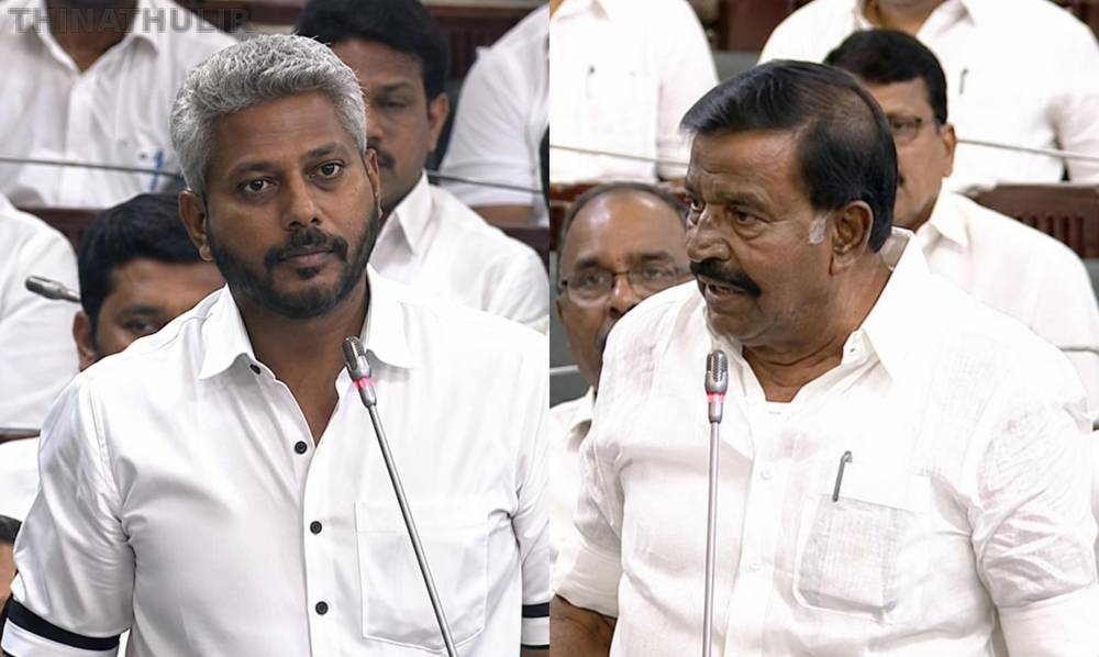 தனிநபர் கடன் விவகாரம்: சட்டப்பேரவையில் அமைச்சர் மரிய வில்சன் - கே.என். நேரு இடையே காரசார வாக்குவாதம்