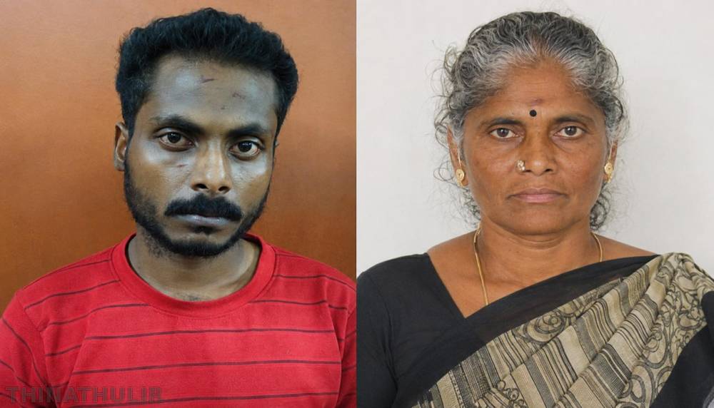 சொத்து தகராறு: தாயை டம்பள்ஸால் தாக்கி கொலை செய்த மகன் கைது