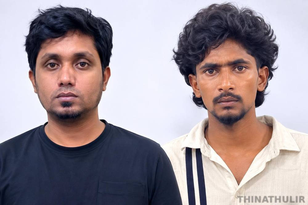 நெல்லையில் 2.25 கிலோ கஞ்சா, 2 பைக்குகள் பறிமுதல்: 2 வாலிபர்கள் கைது