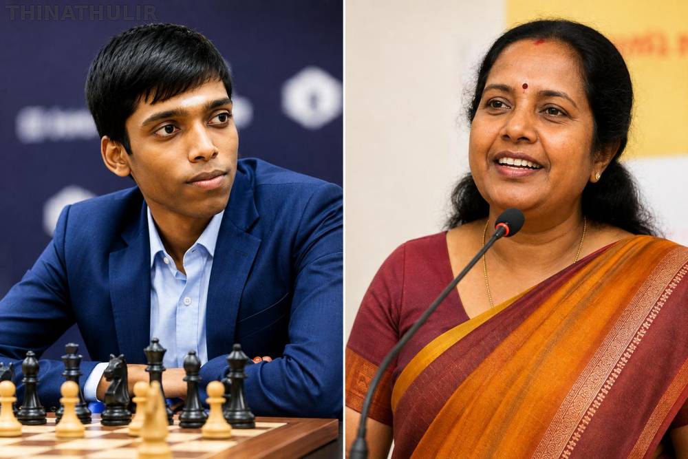 கிராண்ட் மாஸ்டர் பிரக்ஞானந்தா பிறந்தநாள்: வானதி சீனிவாசன் வாழ்த்து