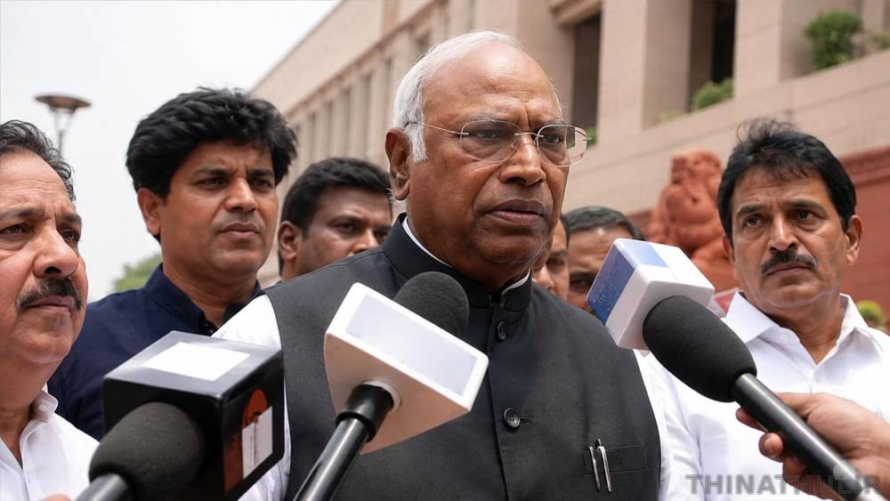 நாடாளுமன்ற முடக்கத்துக்கு மோடி, அமித்ஷாதான் காரணம்: கார்கே குற்றச்சாட்டு