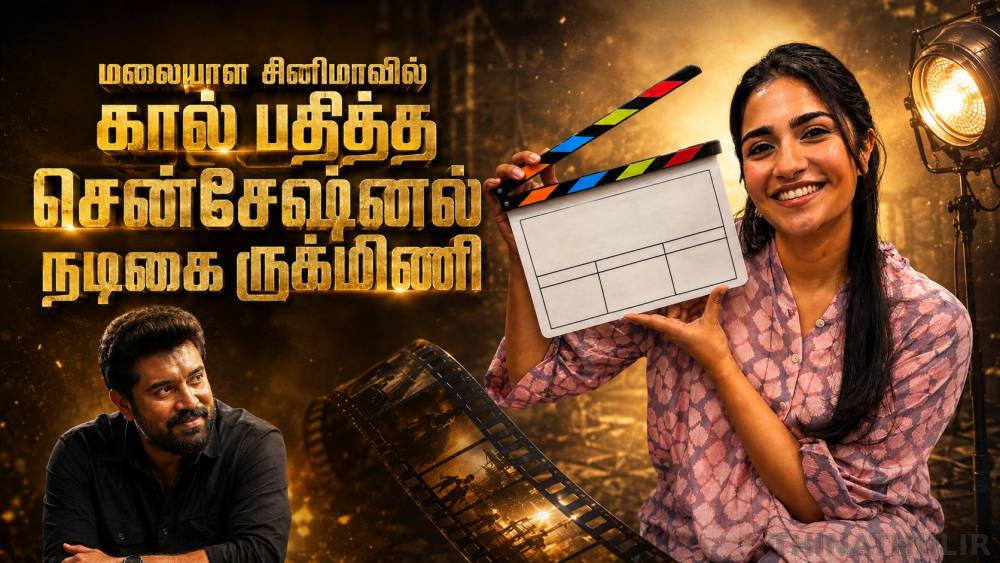மலையாள சினிமாவில் அறிமுகமாகும் ருக்மிணி வசந்த் – நிவின் பாலிக்கு ஜோடியாக நடிக்கிறார்!