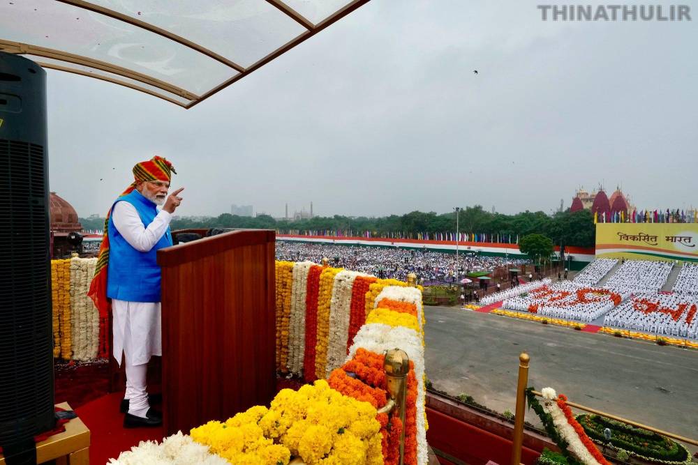 40-க்கும் மேற்பட்ட நாடுகளுடன் தடையற்ற வர்த்தகம்; சுதந்திர தின உரையில் பிரதமர் மோடி பெருமிதம்