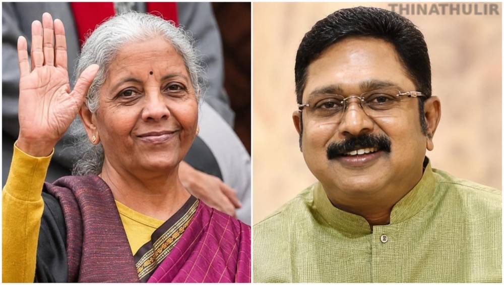 நிர்மலா சீதாராமன் பிறந்தநாள்: டிடிவி தினகரன் வாழ்த்து