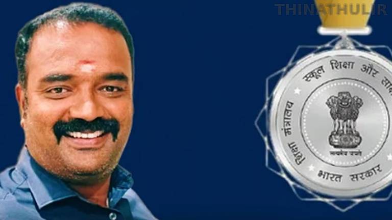 தேசிய நல்லாசிரியர் விருது: தமிழகத்தை சேர்ந்த ஆசிரியர் தேர்வு