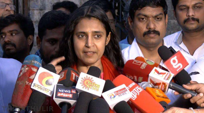 காங்கிரஸ் அமைச்சர்களின் இடம் ஆட்டம் காணுமோ என்ற சந்தேகம்: நடிகை கஸ்தூரி