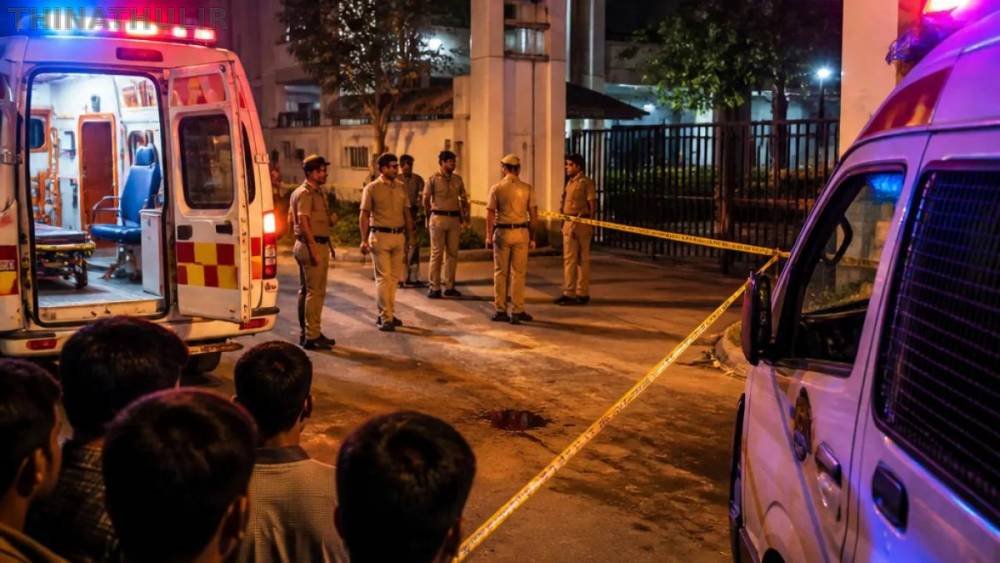 இறுதி ஊர்வலத்தில் நடனம் ஆடுவதில் தகராறு; வாலிபர் வெட்டிக்கொலை