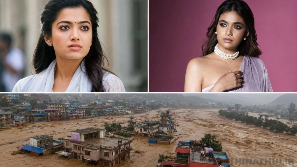 நேபாளம்-திபெத் பயங்கர வெள்ளம்: ராஷ்மிகா, கீர்த்தி சுரேஷ் உருக்கம்