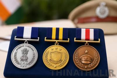 சுதந்திர தினம்: 15 காவல் அதிகாரிகளுக்கு முதலமைச்சரின் காவல் பதக்கங்கள் அறிவிப்பு