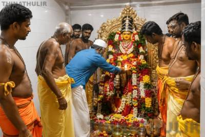 காணியம்மன் கோவில் விழாவில் அம்மனுக்கு திருக்கல்யாணம் நடத்திய இஸ்லாமிய குடும்பத்தினர்