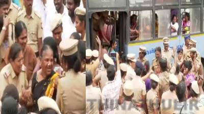 சென்னையில் தற்காலிக தூய்மைப்பணியாளர்கள் சாலை மறியல்; 250 பேர் கைது