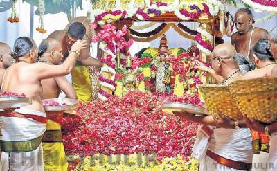திருப்பதி ஏழுமலையான் கோவிலில் வருடாந்திர பவித்ரோற்சவம்... இன்று பவித்ர மாலைகள் சமர்ப்பணம்