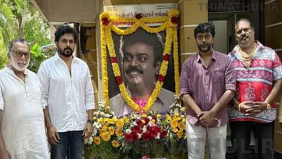 விஜயகாந்த் பிறந்தநாள்: தென்னிந்திய நடிகர் சங்கம் சார்பில் மரியாதை