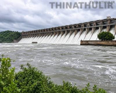 காவிரி நீர்ப்பிடிப்பு பகுதிகளில் கனமழை: கே.ஆர்.எஸ். அணைக்கு நீர்வரத்து கிடுகிடு உயர்வு