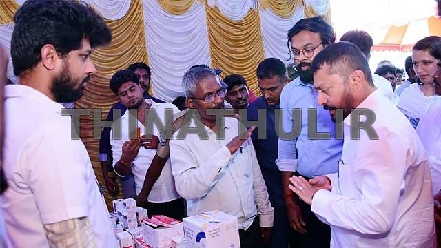 காசிமேடு மீன்பிடி துறைமுகத்தில் சிறப்பு மருத்துவ முகாம்: அமைச்சர் ஸ்ரீநாத் தொடங்கி வைத்தார்