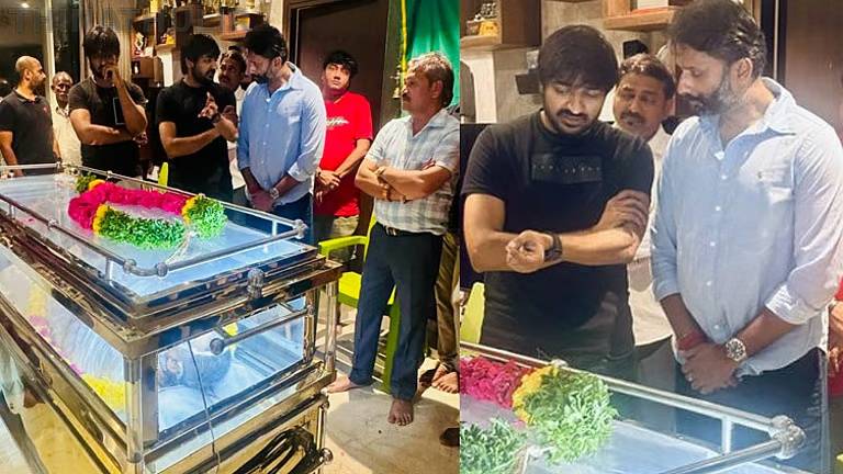 பிரபல நடிகர் சதீஷின் தந்தை மறைவு; வளசரவாக்கம் இல்லத்தில் பொதுமக்கள் அஞ்சலி