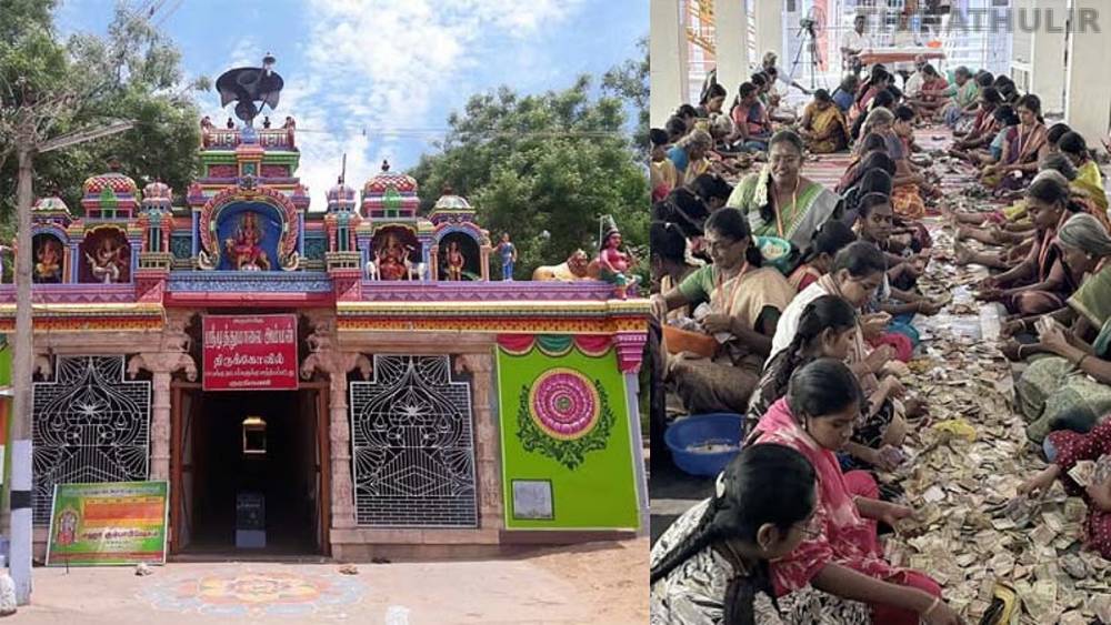 குரங்கணி முத்துமாலை அம்மன் கோவிலில் ஆனி கொடைவிழா: உண்டியல் காணிக்கை ரூ.19.70 லட்சம்