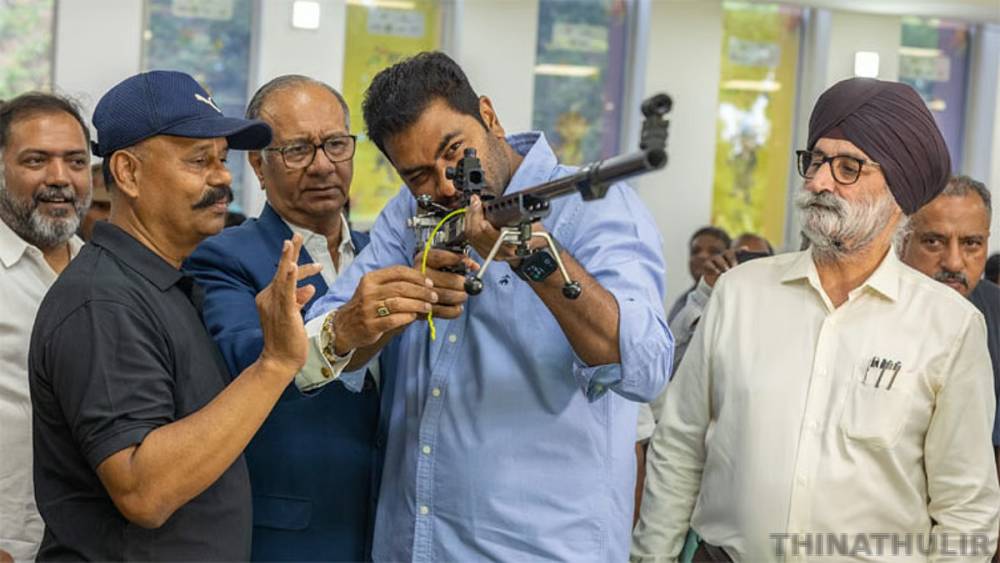 51-வது மாநில துப்பாக்கி சுடுதல் சாம்பியன்ஷிப்: அமைச்சர் ஆதவ் அர்ஜுனா தொடங்கி வைத்தார்