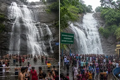குற்றாலத்தில் அனைத்து அருவிகளிலும் சுற்றுலா பயணிகள் குளிக்க அனுமதி...