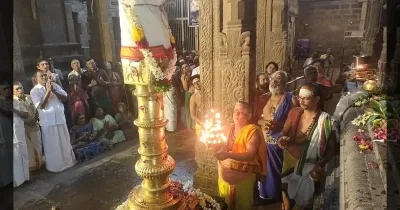 நெல்லையப்பர் கோவிலில் ஆடிப்பூர திருவிழா தொடங்கியது ...