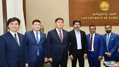 முதல்-அமைச்சர் விஜய்யுடன் கஜகஸ்தான் தூதர் சந்திப்பு
