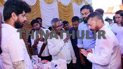 காசிமேடு மீன்பிடி துறைமுகத்தில் சிறப்பு மருத்துவ முகாம்: அமைச்சர் ஸ்ரீநாத் தொடங்கி வைத்தார்