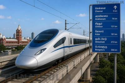 சென்னை–பெங்களூரு புல்லட் ரெயில் திட்டம்: பணிகளுக்கான டெண்டர் வெளியீடு