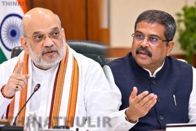 டெல்லியில் போராட்டம் தீவிரம்; மத்திய உள்துறை அமைச்சர் அமித்ஷாவை சந்தித்தார் தர்மேந்திர பிரதான்