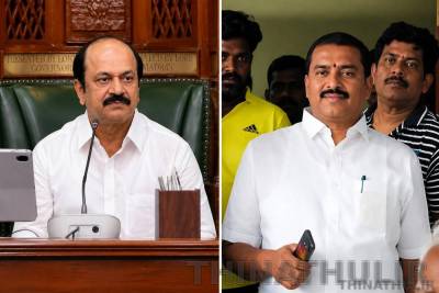 திமுக எம்.எல்.ஏ. மார்க்கண்டேயன் கைது: சபாநாயகர் ஜே.சி.டி. பிரபாகர் விளக்கம்