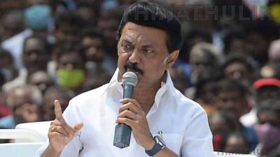 தவெக அரசின் ஆணவத்திற்கு மக்கள் முடிவுகட்டுவர்: மு.க.ஸ்டாலின்