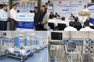 11 மாவட்ட அரசு மருத்துவமனைகளில் ரூ.7.70 கோடியில் புதிய தீவிர சிகிச்சைப் பிரிவுகள்; அமைச்சர் அருண்ராஜ் திறந்து வைத்தார்