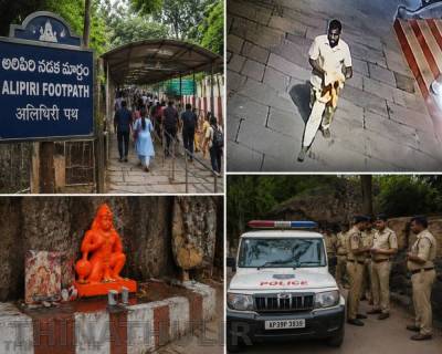 திருப்பதியில் சாமி சிலை திருட்டு- மர்ம நபருக்கு போலீசார் வலைவீச்சு