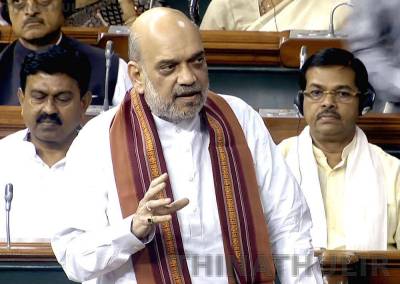 மத்திய உள்துறை அமைச்சர் அமித்ஷா – மக்களவை சபாநாயகர் ஓம் பிர்லாவை சந்தித்து ஆலோசனை