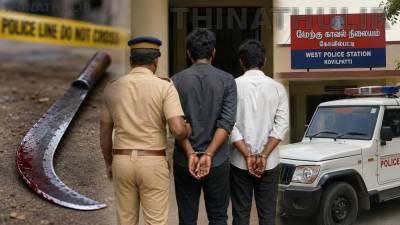 முன்விரோத தகராறில் வாலிபருக்கு அரிவாள் தாக்குதல்: 2 பேர் கைது
