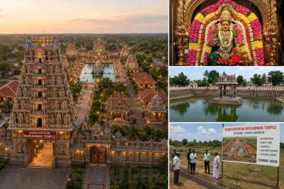 தென்அமெரிக்காவில் சமயபுரம் மாரியம்மன் கோவில்; ராஜகோபுரம், தெப்பக்குளத்துடன் பிரம்மாண்ட திட்டம்