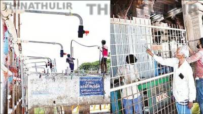இன்று ஆடிப்பெருக்கு விழா: காவிரியில் புனித நீராட பக்தர்களுக்காக ஷவர் வசதி