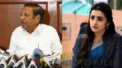 ஆர்.எஸ். பாரதி விமர்சனம்: "திரிஷா என்ன பிரதமரா? முதல்வரா?