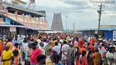 திருத்தணி சுப்பிரமணியசாமி கோவிலில் ஆடி கிருத்திகை விழா: