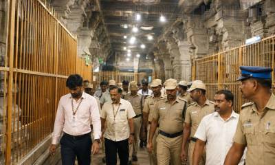 திருவண்ணாமலை கோவிலுக்கு இன்று அமித்ஷா வருகை: 3 அடுக்கு பாதுகாப்புடன் போலீசார் குவிப்பு