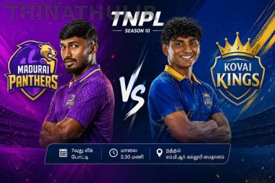 டிஎன்பிஎல்: கோவைக்கு எதிராக மதுரை பந்து வீச்சு தேர்வு