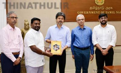 த.வெ.க. அரசின் 100 நாள் சாதனை மலர்: முதல்-அமைச்சர் விஜய் வெளியிட்டார்