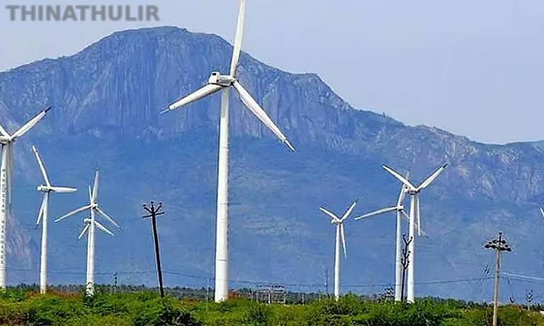 தமிழகத்தில் காற்றாலை மின் உற்பத்தி 1,045 கோடி யூனிட் ஆக உயர்வு