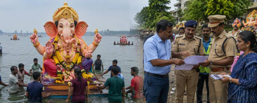 விநாயகர் சதுர்த்தி: சிலைகள் கரைப்பது தொடர்பான வழிகாட்டு நெறிமுறைகள் வெளியீடு